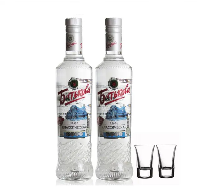 Rusia Kuat Vodka 750Ml Botol Kaca dengan Aluminium Penutupan