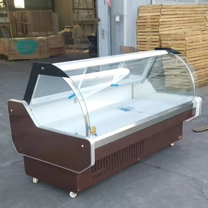 Siêu thị thịt tủ lạnh máy làm lạnh Deli thịt dọc lạnh thủy tinh hải sản hiển thị <span class=keywords><strong>Showcase</strong></span> - Product Image 5