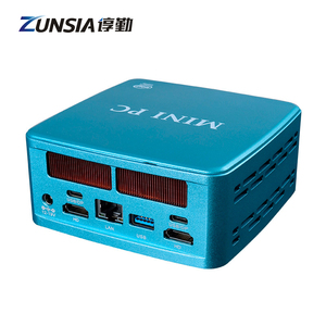 Mini PC de escritorio de oficina Dual Lan <span class=keywords><strong>Intel</strong></span> 13th 12th Gen Core I3 I5 <span class=keywords><strong>I7</strong></span> I9 2 * DDR5 2 * HD/2 * Type-C X86 Linux Ubuntu Barebone <span class=keywords><strong>Nuc</strong></span> Mini PC - Product Image 1
