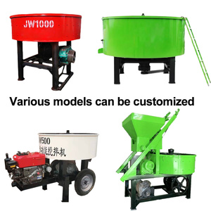 Pan Mixer beton planet 750 rakitan cepat Mixer beton portabel penggunaan rumah Pan Mixer beton - Product Image 2