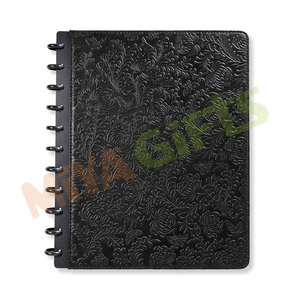 Cubierta Personalizada para Agenda <span class=keywords><strong>con</strong></span> Logotipo en Relieve, Diseño de Cuero Lichi Pebble, Tamaño Carta, <span class=keywords><strong>con</strong></span> Bolsillo - Product Image 2