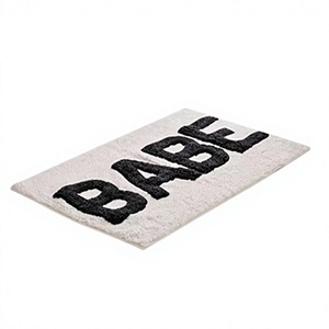 Hot Luxury Pure Cotton Tufted <b>BABE</b> Bath Mats Long Durable Floor Mat Quality Assurance Wholesale Price Machine Made Eco-Friendly - Product Image 1
