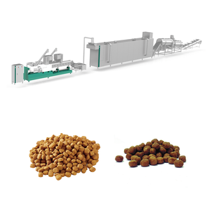 Ligne de production de machines pour aliments pour animaux de compagnie de 200 <span class=keywords><strong>kg</strong></span>/h croquettes pour aliments pour chiens à double vis extrudeuse pour la fabrication d'aliments pour poissons - Product Image 3