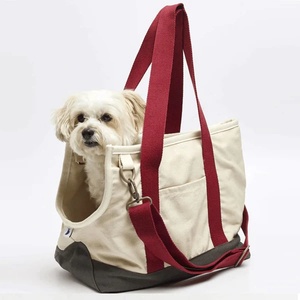Tùy Chỉnh Cao Cấp Bông Vải Con Chó Tote Tàu Sân Bay Túi Với Có Thể Tháo Rời Sherpa Lót Có Thể Điều Chỉnh Dây Đeo Vai Xách Tay Pet Túi - Product Image 2