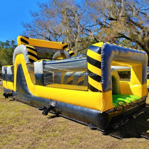 GMY <span class=keywords><strong>Inflatables</strong></span>カスタマイズ毒性ラッシュテーマインフレータブル障害コーススライド付き商用ゲームレンタルアウトドア用 - Product Image 1
