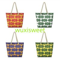 Sac fourre-tout promotionnel en toile de chanvre pour sororité, réutilisable, de haute qualité, idéal pour le week-end