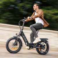 Bicicleta Eléctrica Plegable Todoterreno Engwe L20 3.0 Boost de 20 Pulgadas para Viajes Largos, Neumáticos Gruesos, Suspensión Completa, Bicicleta Eléctrica Urbana