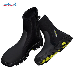 Stivaletti da Immersione Ingrosso in Neoprene da 5mm Caldi Antiscivolo con Cerniera Stivali Resistenti con Suola Spessa per Pesca e Guado - Product Image 3