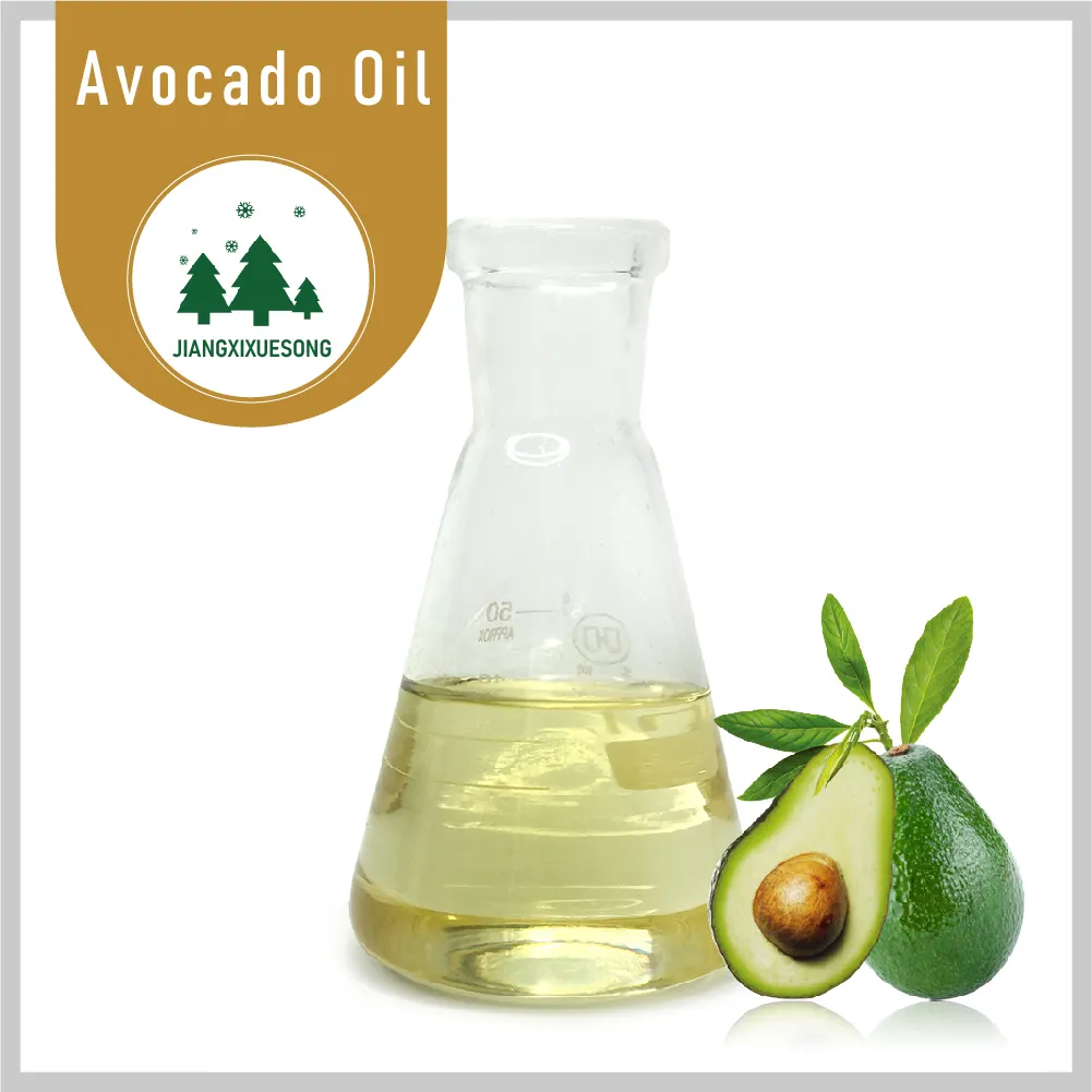 Aceite de aguacate 100%, aceite prensado en frío portador orgánico natural puro para cosméticos, piel, cabello, cuerpo y cuidado de uñas/SPA/jabón de masaje