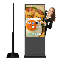 Kiosque d'affichage numérique Android 11 Wi-Fi 49/55 pouces avec carte SIM, moniteur ultra-large pour affichage numérique en public intérieur, vidéo pour magasin