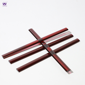 Borosilikatglas-Stab Becherglas-Rührstab für Lampwork-Glas Laborgebrauch TYGLASS Marke Strike Red Flachstab - Product Image 2