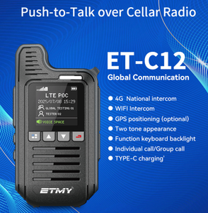 Radio transceptor walkie talkie ET-C12 POC, compatible con XIN POC o Real PTT, opcional con wifi + GPS. - Product Image 2