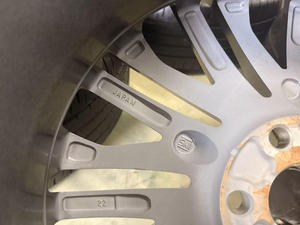 جنوط عجلات فولاذية جديدة أصلية 235155R20 أمامية وخلفية بلون فضي داكن مقاس 20 بوصة لسيارات لكزس RX350 وRX350L وRX450H وRX450HL - Product Image 4