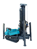 Foreuse de carottage de roche Feiyang, moteur diesel-pneumatique, portable et mobile, pour la construction de puits d'eau, avec pompe
