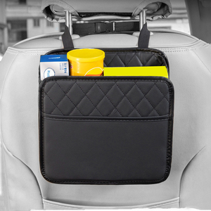 Deri Araba Koltuğu Arkası Düzenleyici, Çocuk Seyahati için Çok Cepli Asılı Saklama Çantası, BMW Toyota Honda'ya Uyumlu - Product Image 3