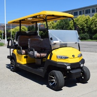 Voiture de golf électrique 48V à 6 places avec certification CE, prix personnalisés en Chine, accessoires tout-terrain pour voiture de golf électrique 5 - 6