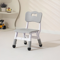 Chaises pour enfants en plastique réglables en hauteur pour garderie, école maternelle, école et usage domestique