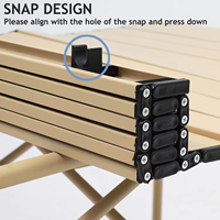Mesa Plegable Cuadrada de Aluminio Portátil Moderna, Juego de Sillas Plegables para 4 Personas, para Exteriores, Camping, Playa, Picnic, Plegable para 4 Estaciones