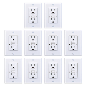 Cho ul được liệt kê 125V gfci Outlet kép ổ cắm giấu gắn tường ổ cắm lỗi chỉ số 15A/20A công suất có sẵn - Product Image 6