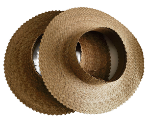 Women's Boho Fashion Open Crown Wide Brim Straw Hat Summer UV Protection Topless <b>Beach</b> <b>Accessory</b> Breathable for Party Scene - Product Image 1