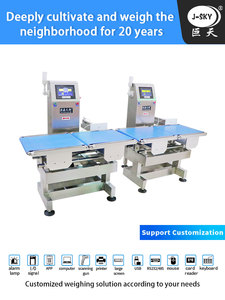 J-sky 10kg Tùy chỉnh tự động cân máy tốc độ cao trực tuyến <span class=keywords><strong>checkweigher</strong></span> thông minh từ chối tính năng cho thực phẩm kiểm tra quy mô - Product Image 4