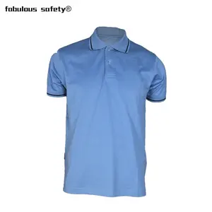 Fabrikant Oem Aangepaste 100% Katoen Veiligheid Shirt Korte Mouw Zomer Werkkleding