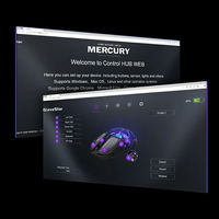 Ratón Inalámbrico para Juegos Gravastar Mercury X Pro Edición Especial, Ratón para Juegos con Marco Hueco de Aleación de Magnesio, Ratón para Juegos Tri-Modo