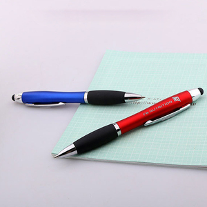 Stylo tactile mobile multifonction avec logo personnalisé, torche LED, stylo lumineux brillant, stylo publicitaire en plastique, stylo à bille avec logo - Product Image 4