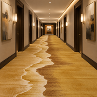 Maßgefertigter Hotel-Flur-Teppich aus Bedrucktem Nylon, Umweltfreundlich, Weich, Getuftet, Wand-zu-Wand-Teppich