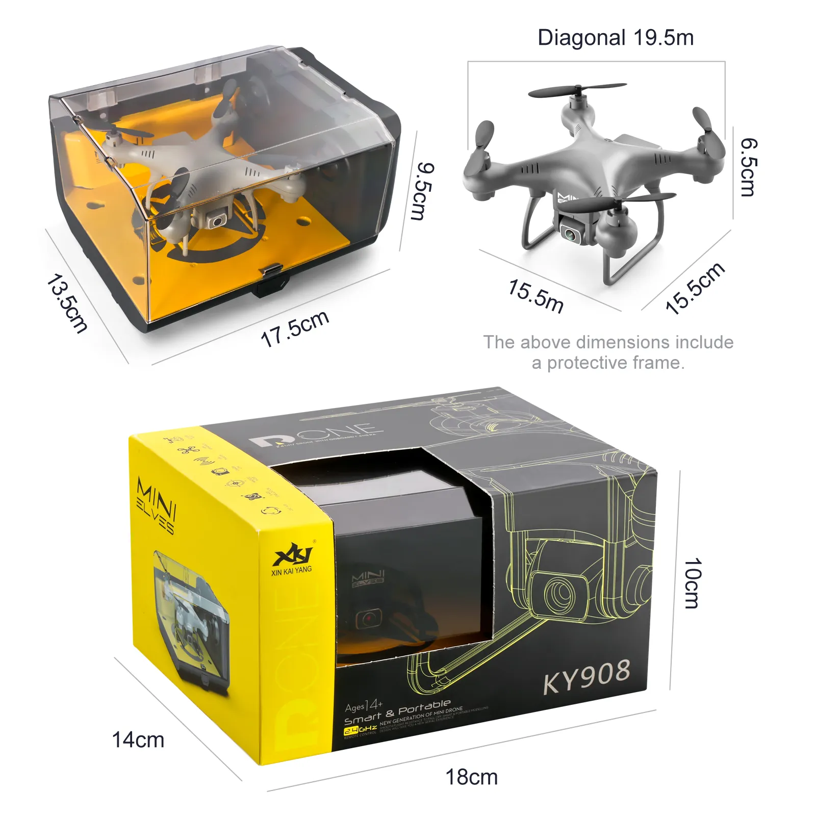 Christmas gift Mini Drone 4K HD Camera WiFi FPV Air Pressure Altitude Hold One-Key Return 360 Rolling RC Helicopter Kid Toy GIft