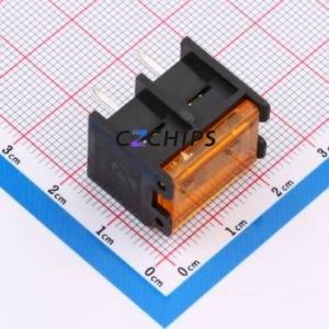HB9500M-9.5-2P Barrier Terminal Block Through hole Component (THT),P=9.5mm Connector With Cover Plate 9.5mm 1x2P Straight Pin - Product Image 1