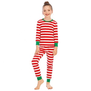 Ensemble de pyjamas en coton pour femmes Style de Noël Garçons et filles Vêtements de maison Tenue de Noël Parent-enfant - Product Image 3