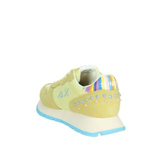 Baskets tendance en toile jaune Sun68 pour femme Z35206 - Product Image 2