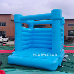 Castillo Inflable Azul Económico para Niños Pequeños, Casa de Juegos Inflable Pequeña para Interiores, Brincolines para Fiestas de Cumpleaños y Eventos - Product Image 3