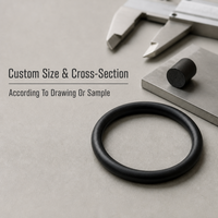 Kit Seal Karet O-Ring Silikon FKM NBR Kustom Tahan Suhu Tinggi dan Minyak, Produsen OEM