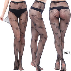 Zs2630 Halloween Sexy Jacquard résille bas haute élastique <span class=keywords><strong>semi</strong></span>-<span class=keywords><strong>collant</strong></span> avec maille crâne <span class=keywords><strong>opaque</strong></span> tricoté collants - Product Image 4