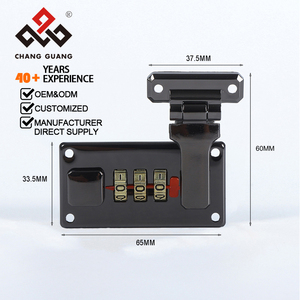 Bán Buôn Cổ Điển Kẽm Hợp Kim Mã Khóa Mật Khẩu Khóa Cho Vali Cặp Và Hộp Bằng Gỗ 3 Chữ Số Kết Hợp Khóa Nhỏ Khóa - Product Image 3