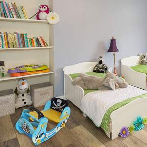 Chaise à <span class=keywords><strong>bascule</strong></span> en bois pour enfants, à thème de Pirate, assemblage facile, 1 pièce, chaise à <span class=keywords><strong>bascule</strong></span> pour bébés - Product Image 5