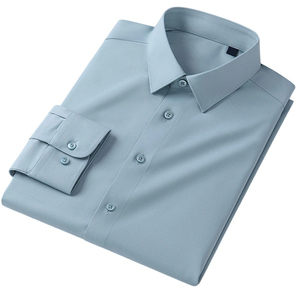 Camicie da <span class=keywords><strong>uomo</strong></span> con bottoni formali <span class=keywords><strong>a</strong></span> <span class=keywords><strong>righe</strong></span> personalizzate - Product Image 3