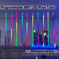 Tubo LED de 30m con Soporte de Fábrica OEM ODM, Tubo LED de Píxeles para Entretenimiento, Tubo LED RGB de 40mm y 360 LED