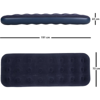 Vente en gros de matelas gonflable pour lit pneumatique à taille unique avec pompe à main