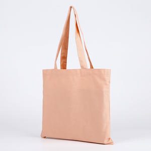 Sac fourre-tout en toile jaune, simple, décontracté, vente en gros - Product Image 5
