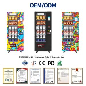 Máquinas Expendedoras Inteligentes con Pantalla Táctil Refrigerada para Bebidas Frías, Refrigerios y Alimentos, Artículos de Venta al por Menor - Product Image 2