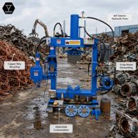 Máquina Eléctrica Hidráulica QDLSF para Desforrar Cables de Cobre, Desmantelamiento de Motores, Separador de Cobre y Aluminio, Prensa Extractora OEM ODM
