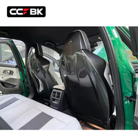 Pour BMW G42 240i G8X G87 M2 G80 G81 M3 G82 G83 M4 Competition CS Coques de panneaux de dossier de siège arrière en fibre de carbone sèche
