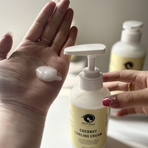 Logo personalizzato di fabbrica per la cura dei capelli ricci lozione per lo Styling naturale burro di karité lisciante luce brillante tenere arricciata crema - Product Image 5