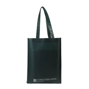 Custom Eco Friendly Reusable High Quality Printed Logo Grocery Tote Bag Portable Green Foldable Non Woven Bag