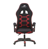 Chaises de jeu inclinables à dossier haut en tissu noir de Chine, chaise d'ordinateur pour le jeu