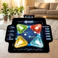 Tapis de danse électronique à LED multifonctionnel pour enfants, jeu interactif de fitness, tapis de danse lumineux, vente chaude