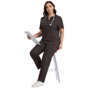 42336 Pantalones <span class=keywords><strong>de</strong></span> pierna recta <span class=keywords><strong>de</strong></span> secado rápido, estilo ligero, talla grande para mujeres y hombres, uniformes <span class=keywords><strong>de</strong></span> enfermería y medicina. - Product Image 4